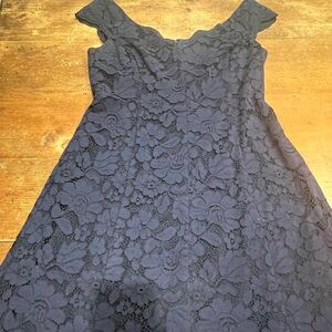 Vince Camuto Midnight Blue Lace Dress